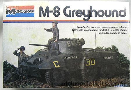Monogram 1/32 M-8 Greyhound Armored Reconnaissance Vehicle, 4100 plastic model kit
